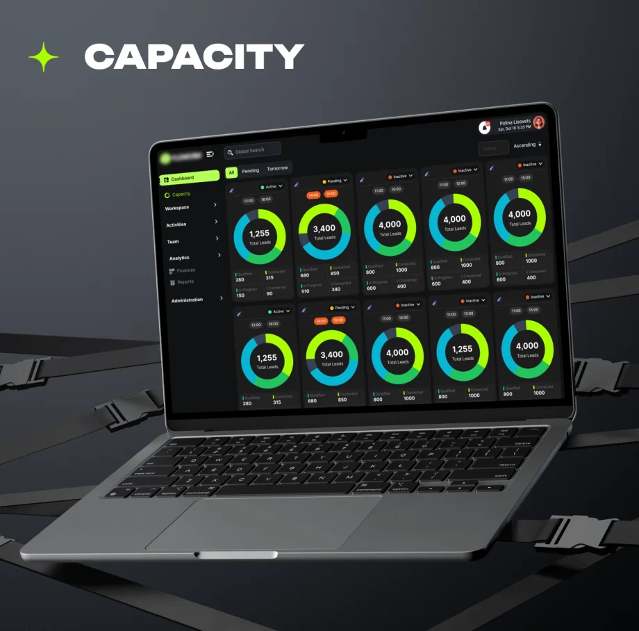 CRM platform, screen 6