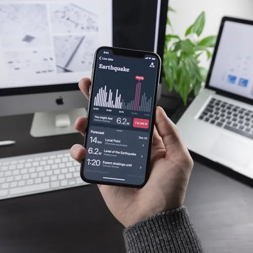 iPhone app interface